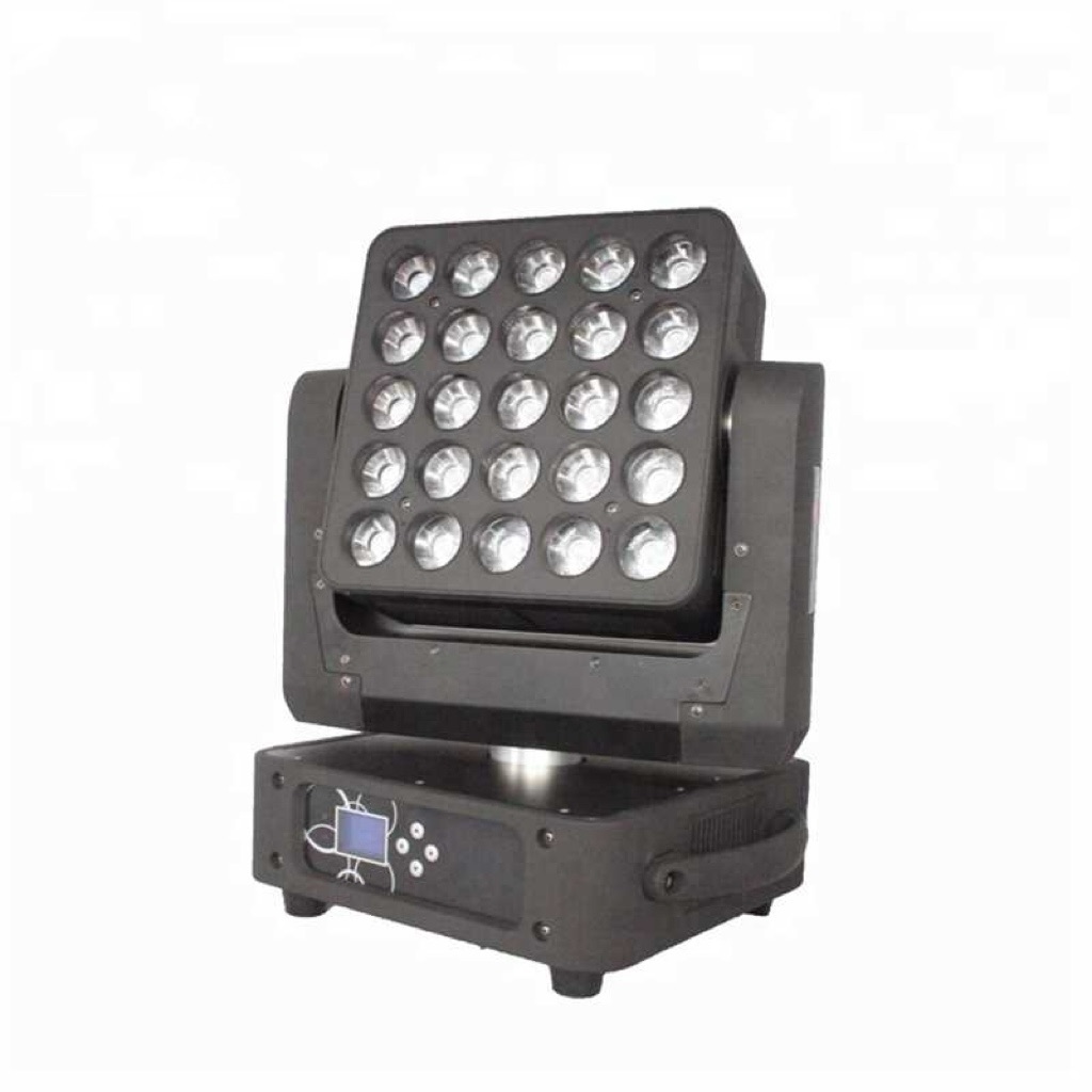 L-66 Pro Stage Light 25x12w Rgbw 4in1 Big Beam Led matrix Moving Head Light DJ Disco Stage Lights